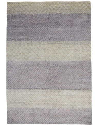 Gabbeh Fine Pakistan grigio scuro e grigio scuro 165x240