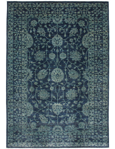 Zigler Fine Pakistan grigio ardesia scuro e argento 203x295