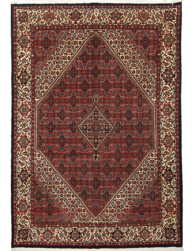 Bidjar Persia grigio ardesia scuro e grano 144x202