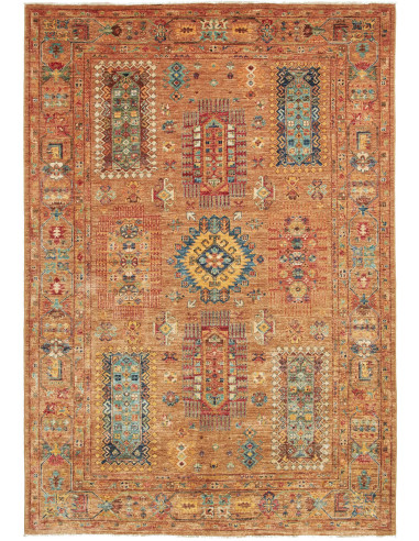 Tribal Pakistan perù e grigio ardesia scuro 171x244