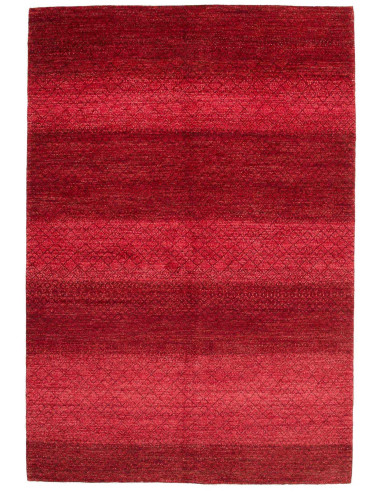 Gabbeh Fine Pakistan marrone e rosso indiano 169x249