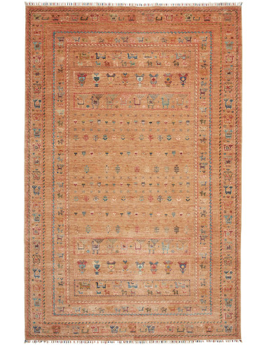 Rubin Pakistan marrone rosato e grigio ardesia scuro 199x310