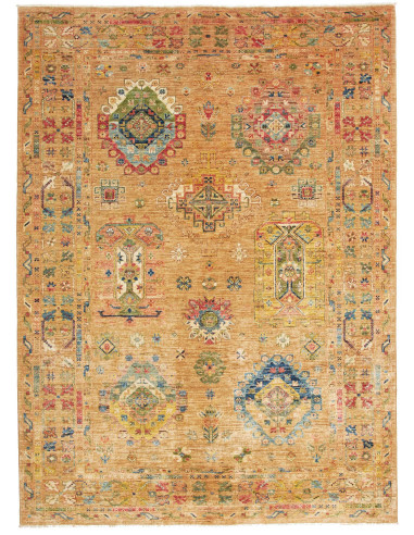Tribal Pakistan kaki scuro e grigio ardesia scuro 170x235