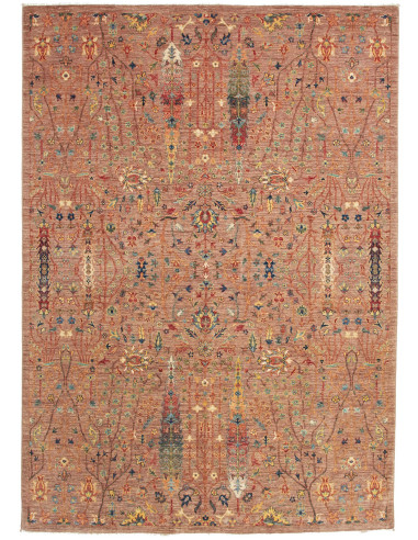 Shahi Fine Pakistan marrone rosato e rosso indiano 167x237