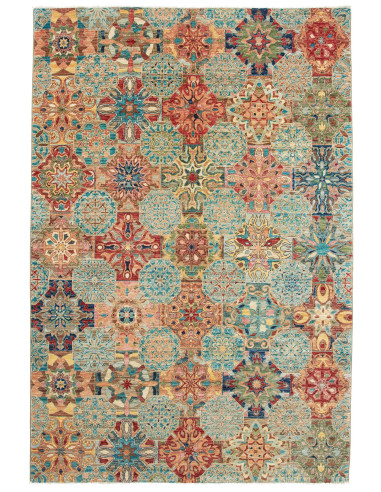 Shahi Fine Pakistan marrone rosato e grigio ardesia scuro 171x253