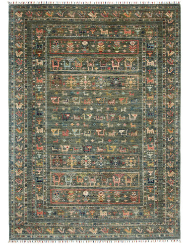 Rubin Pakistan grigio tenue e abbronzatura 167x231
