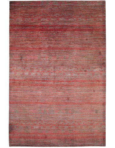Gabbeh Fine Pakistan terra di siena e marrone sella 201x304
