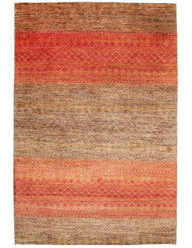 Gabbeh Fine Pakistan perù e marrone 197x295