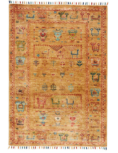 Rubin Pakistan perù e grigio ardesia scuro 80x113