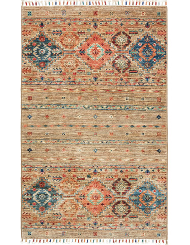 Rubin Pakistan marrone rosato e marrone rosato 79x125