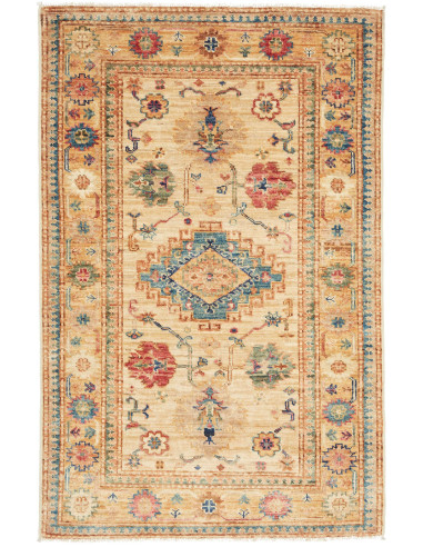 Kazak Fine Pakistan abbronzatura e grigio ardesia scuro 79x125