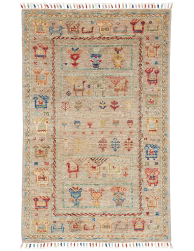 Rubin Pakistan abbronzatura e marrone 79x124
