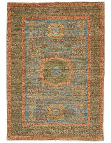 Mamlouk Pakistan grigio e terra di siena 103x149