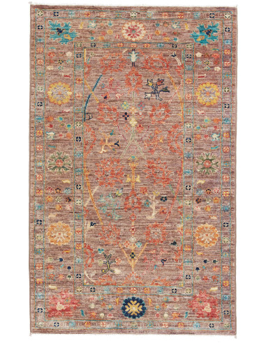 Zigler Fine Pakistan marrone rosato e grigio 80x125