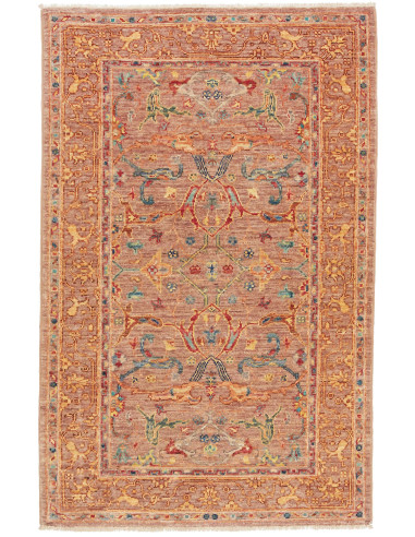Zigler Fine Pakistan marrone rosato e marrone rosato 83x125