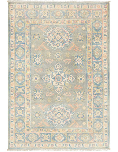 Kazak Pakistan argento e argento 101x148