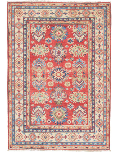 Kazak Pakistan abbronzatura e rosso indiano 100x147