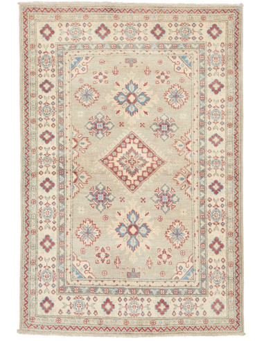 Kazak Pakistan argento e marrone rosato 103x153