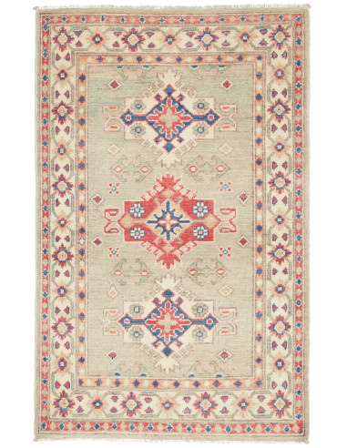 Kazak Pakistan argento e argento 80x131