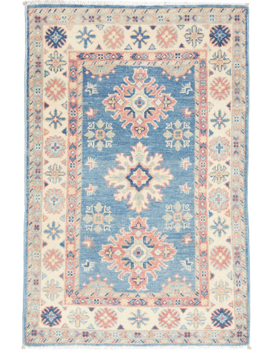 Kazak Pakistan grigio chiaro e grigio scuro 80x122