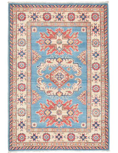 Kazak Pakistan argento e grigio tenue 84x122