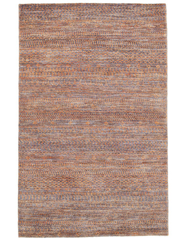 Gabbeh Fine Pakistan marrone rosato e legno robusto 95x148