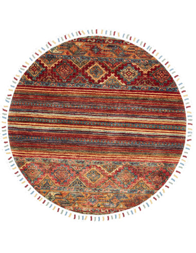 Samarkand Pakistan terra di siena e grigio ardesia scuro 90x90