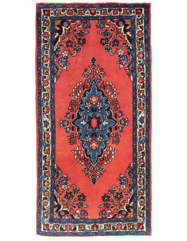 Sarough Persia grigio ardesia scuro e grigio tenue 67x140