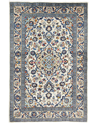 Kashan Fine Persia argento e grigio ardesia scuro 96x150