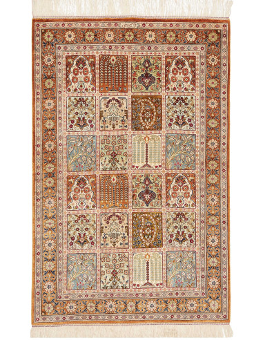 Ghom Seta Persia grano e terra di siena 79x120