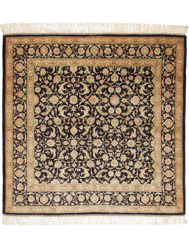 Ghom Seta Persia abbronzatura e lino 100x100