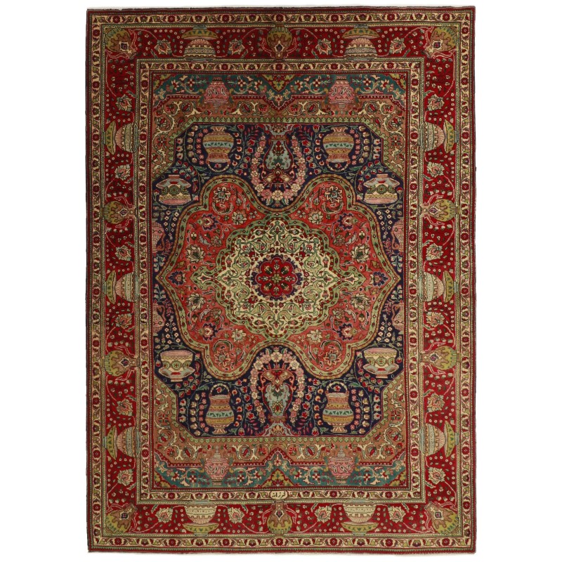 112627 tappeto persia tabriz cm 211x295