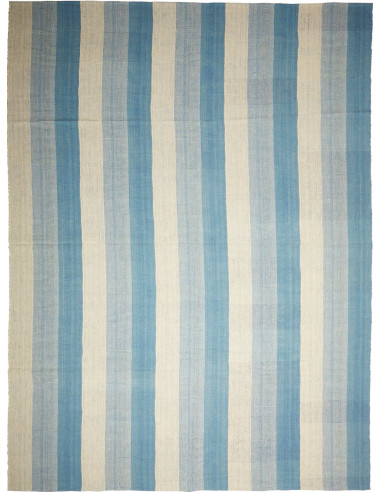 Kilim Persia grigio scuro e argento 265x359