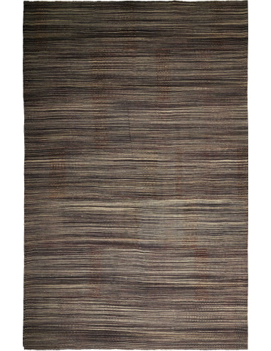 Kilim Persia grigio ardesia scuro e abbronzatura 357x455