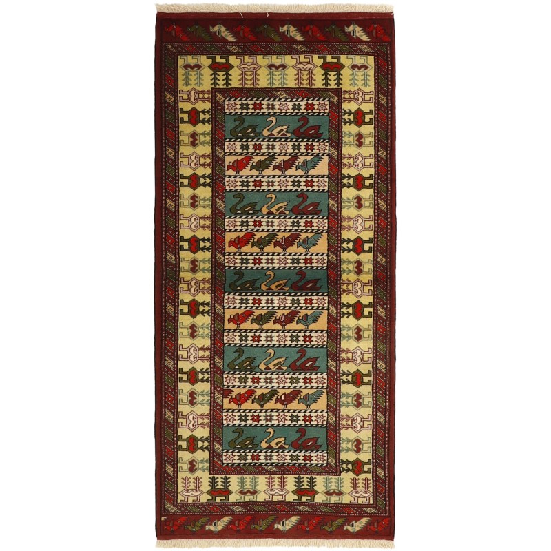 114034 tappeto persia torkaman fine cm 85x183