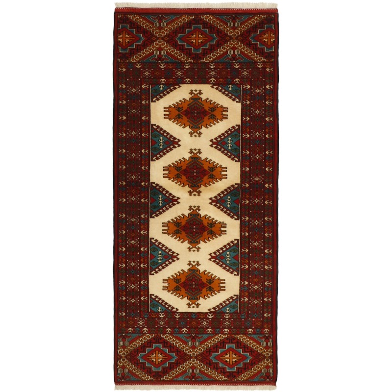 114037 tappeto persia torkaman fine cm 83x193