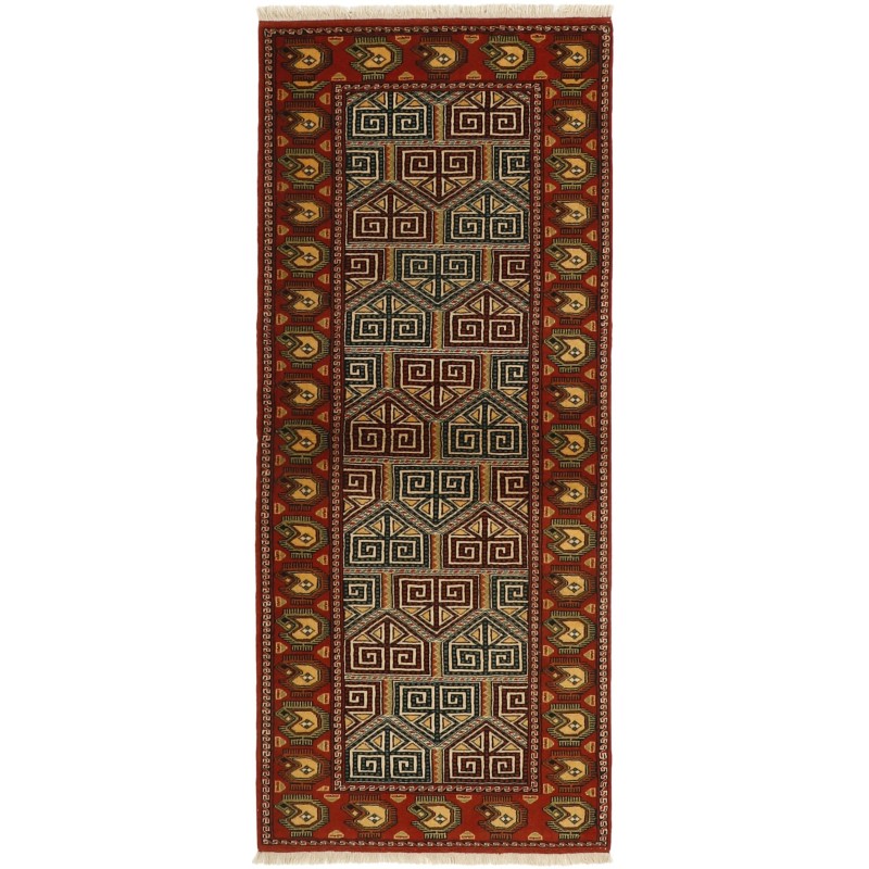114049 tappeto persia torkaman fine cm 86x194