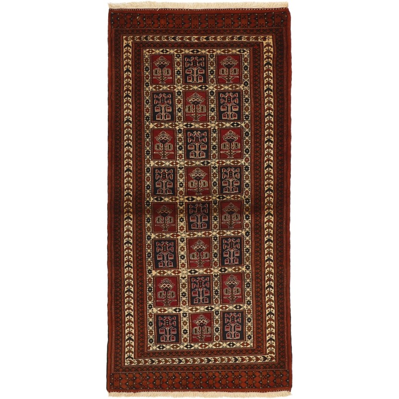 114080 tappeto persia torkaman fine cm 88x192