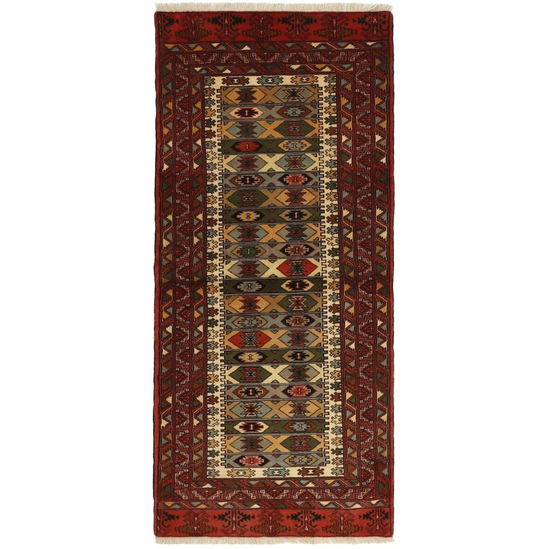 114082 tappeto persia torkaman fine cm 83x191