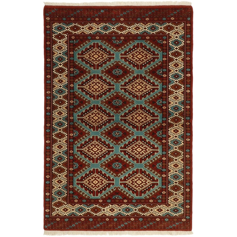 114085 tappeto persia torkaman fine cm 100x152