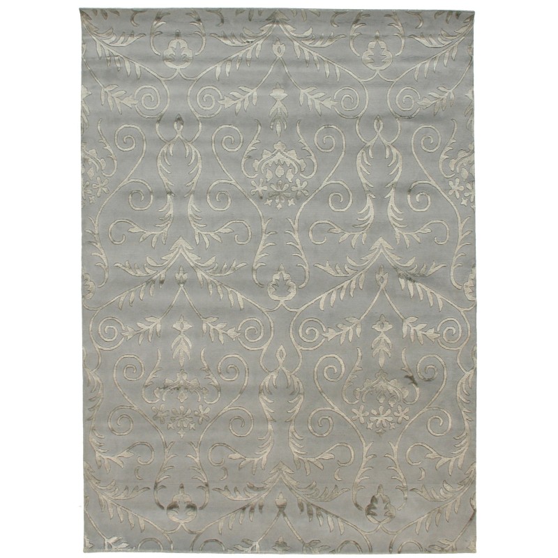 114261 tappeto india extra vagance gray cm 140x199