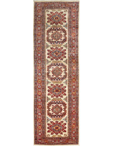 Kazak Fine Pakistan abbronzatura e marrone sella 78x267