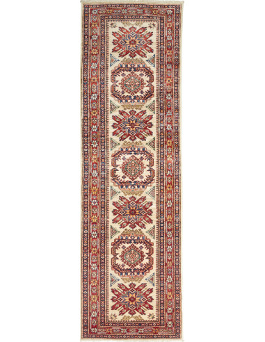 Kazak Fine Pakistan grigio e grano 82x268