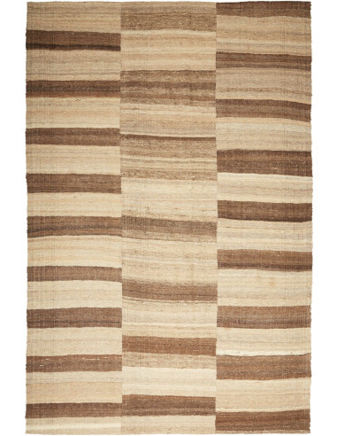 Kilim Vintage Persia abbronzatura e verde oliva scuro 200x300