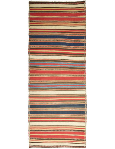 Kilim Vintage Persia terra di siena e bisque 120x308