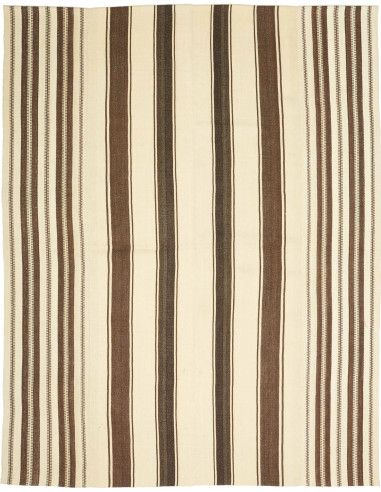 Kilim Vintage Persia verde oliva scuro e verde oliva scuro 167x212