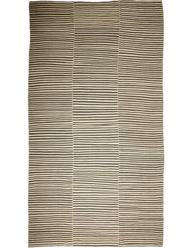Kilim Mazandaran Persia verde oliva scuro e verde oliva scuro 221x418