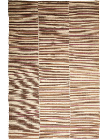Kilim Mazandaran Persia grigio e grigio tenue 216x347
