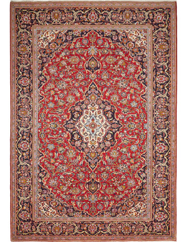 Ardakan Persia terra di siena e grigio ardesia scuro 215x308