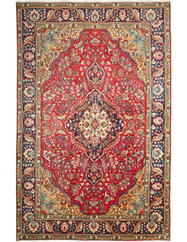 Tabriz Persia terra di siena e grigio ardesia scuro 200x305